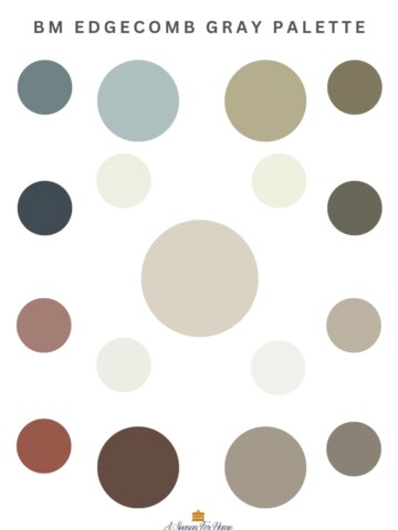 the edgecomb gray color palette
