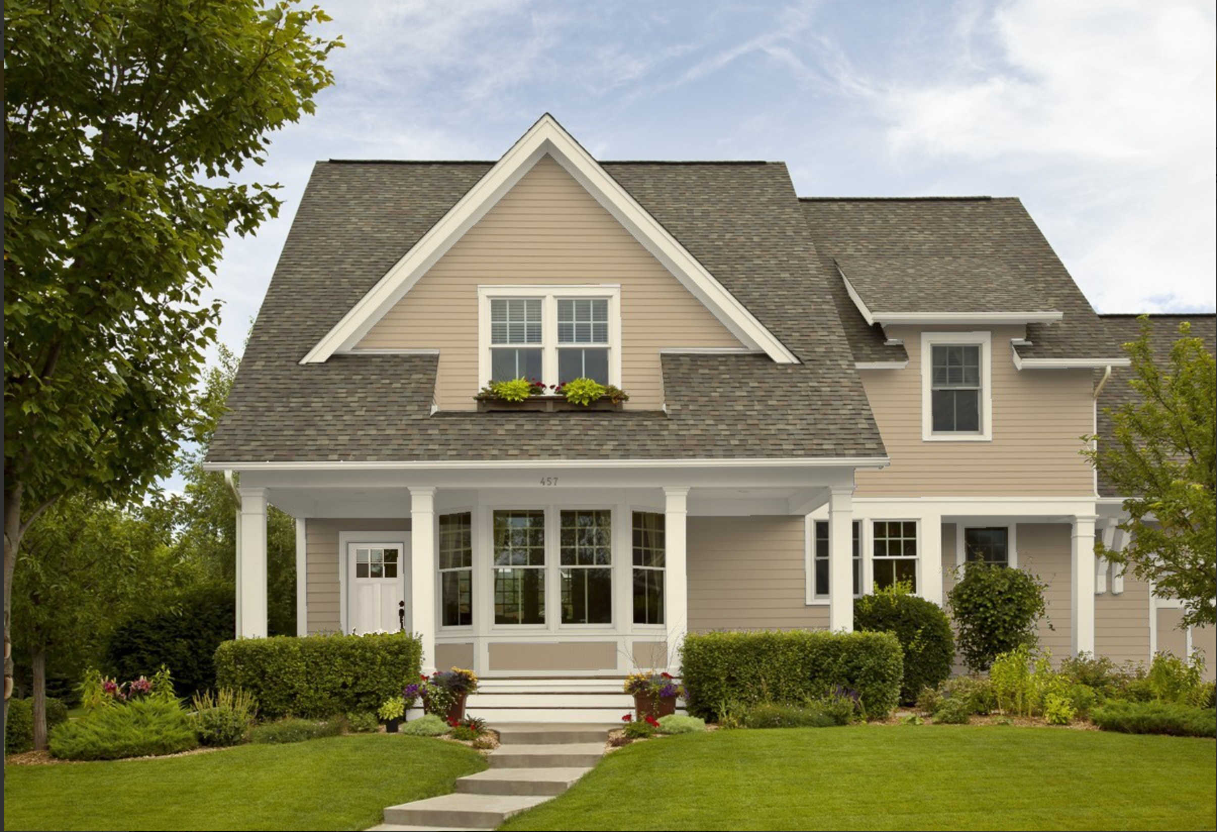 exterior with quincy tan