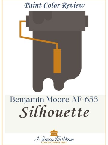 benjamin moore silhouette graphic of paint roller with text overlay
