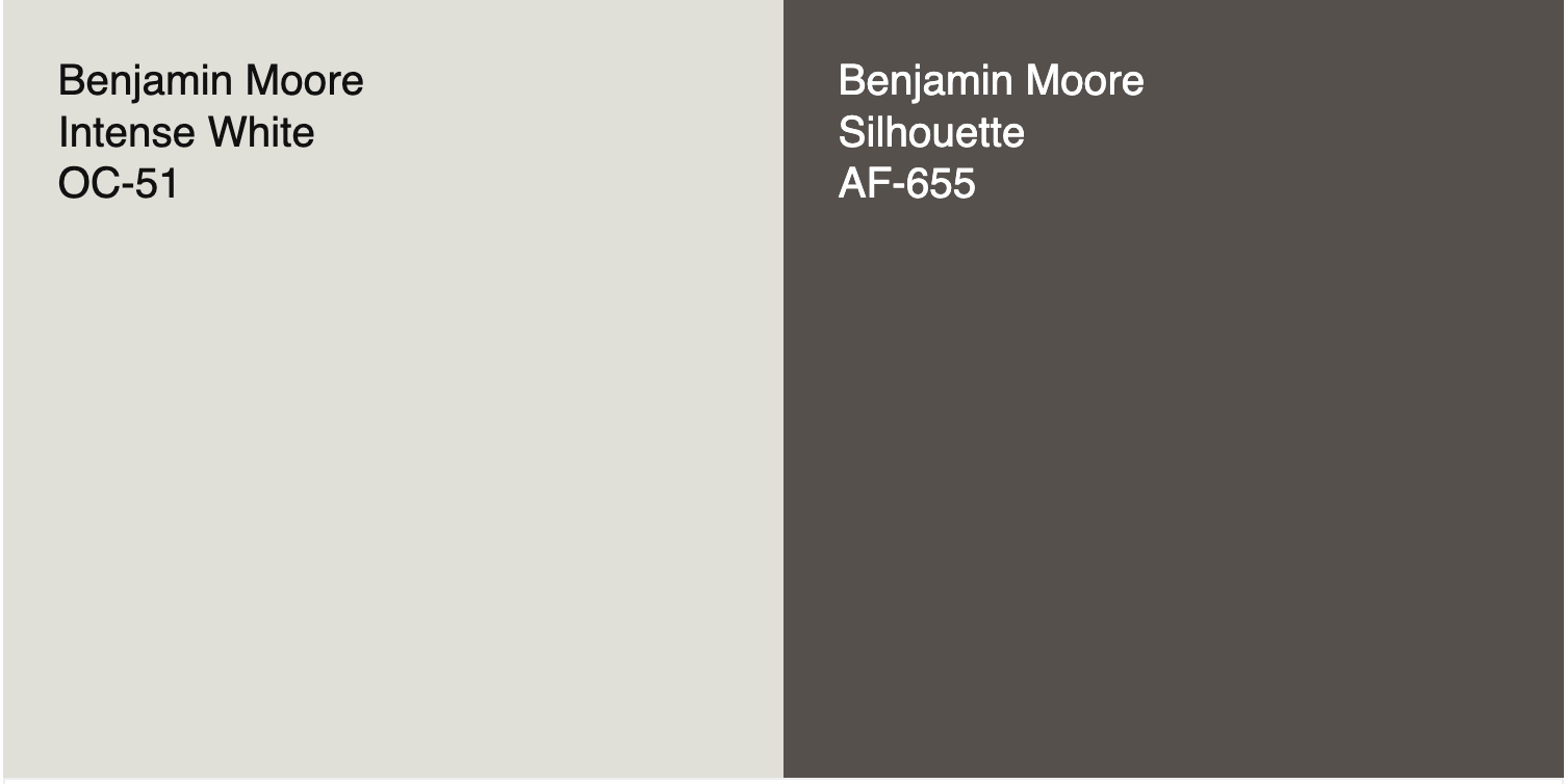 intense white vs silhouette