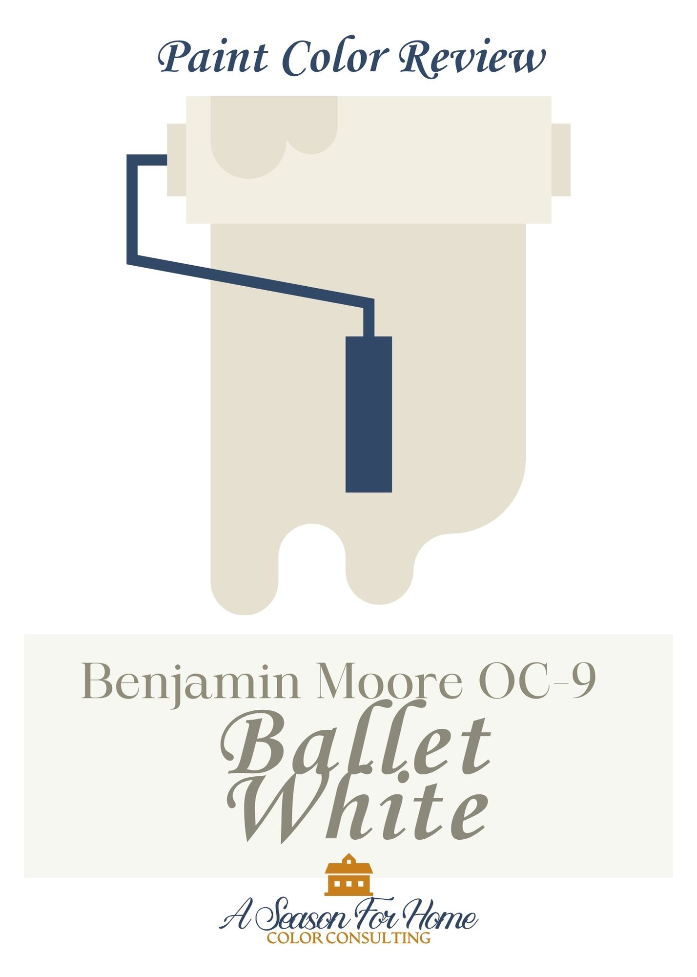 ballet white review graphic of paint roller