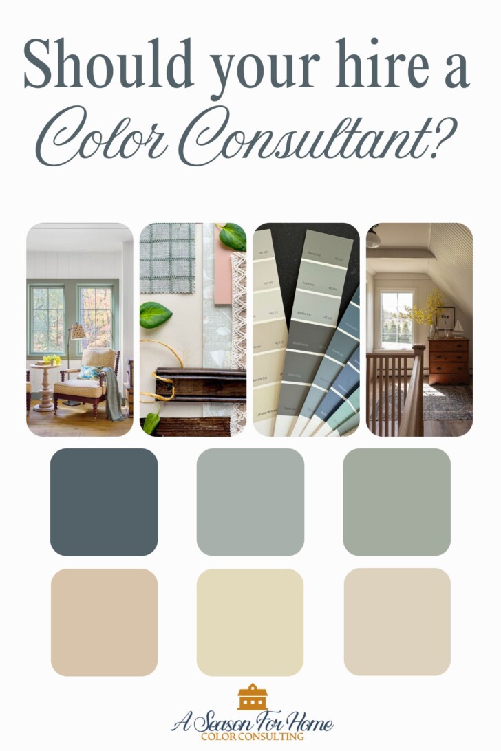 should you hire a color consultant collage with text overlay