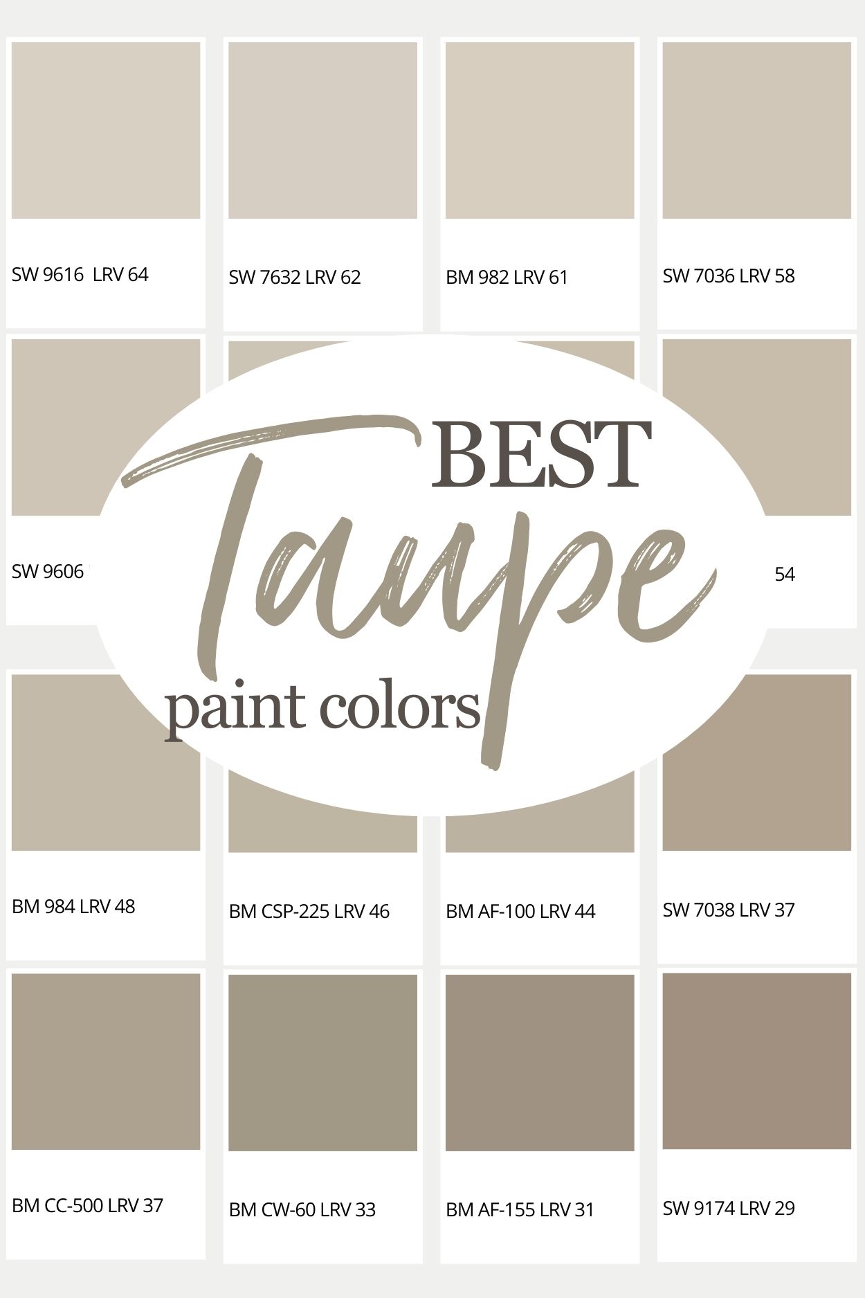 Taupe Paint Colors