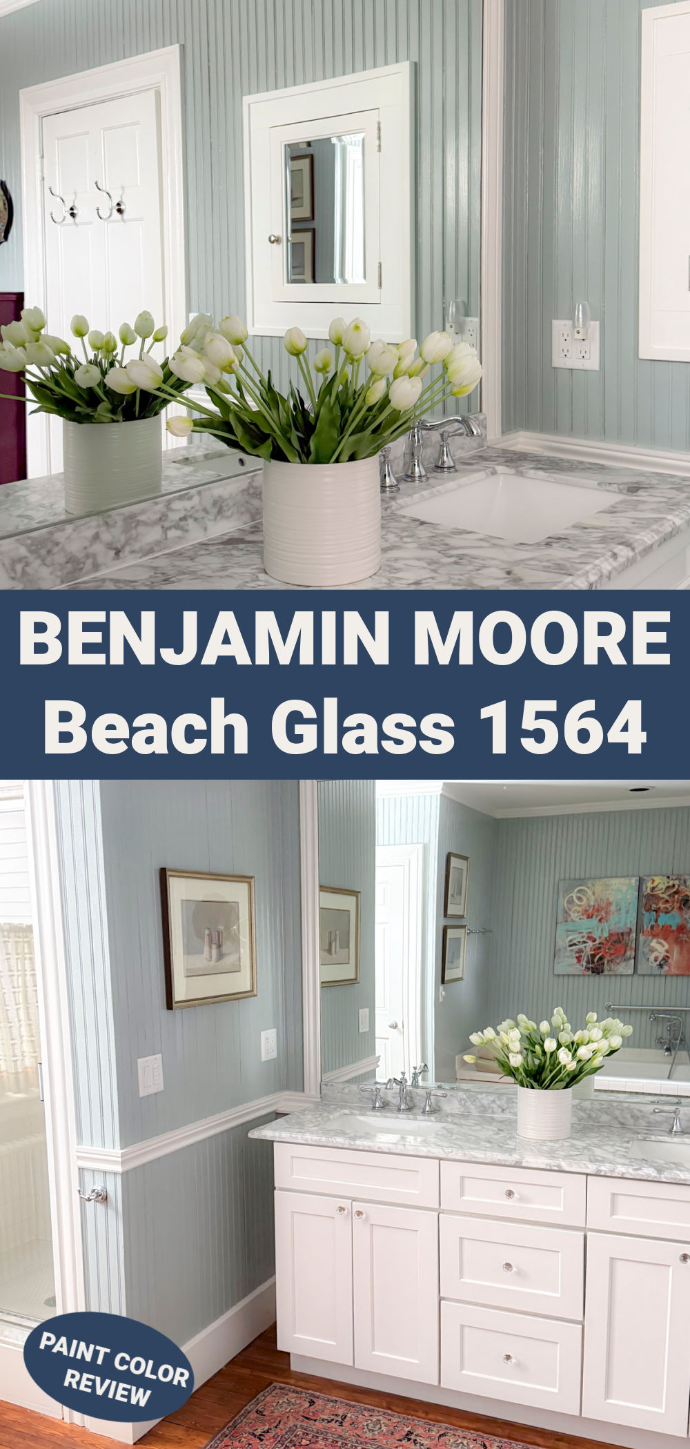 Benjamin Moore Beach Glass Paint Color Review - A Season For Home