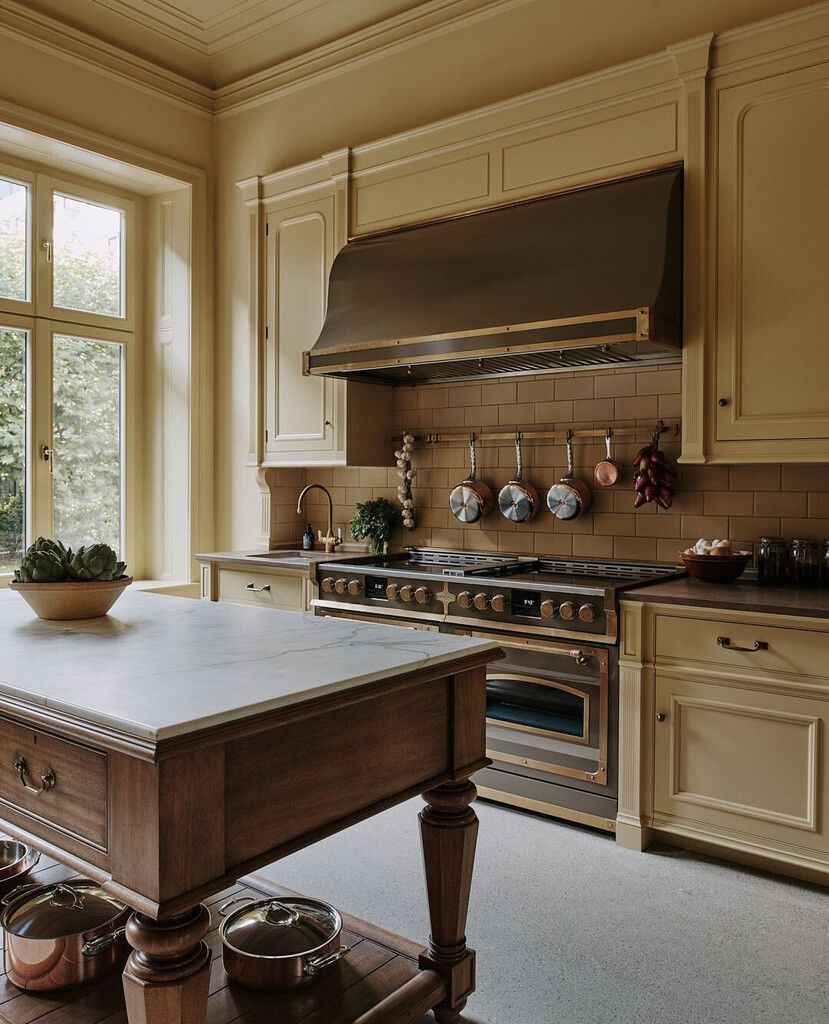 farrow and ball hay kitchen