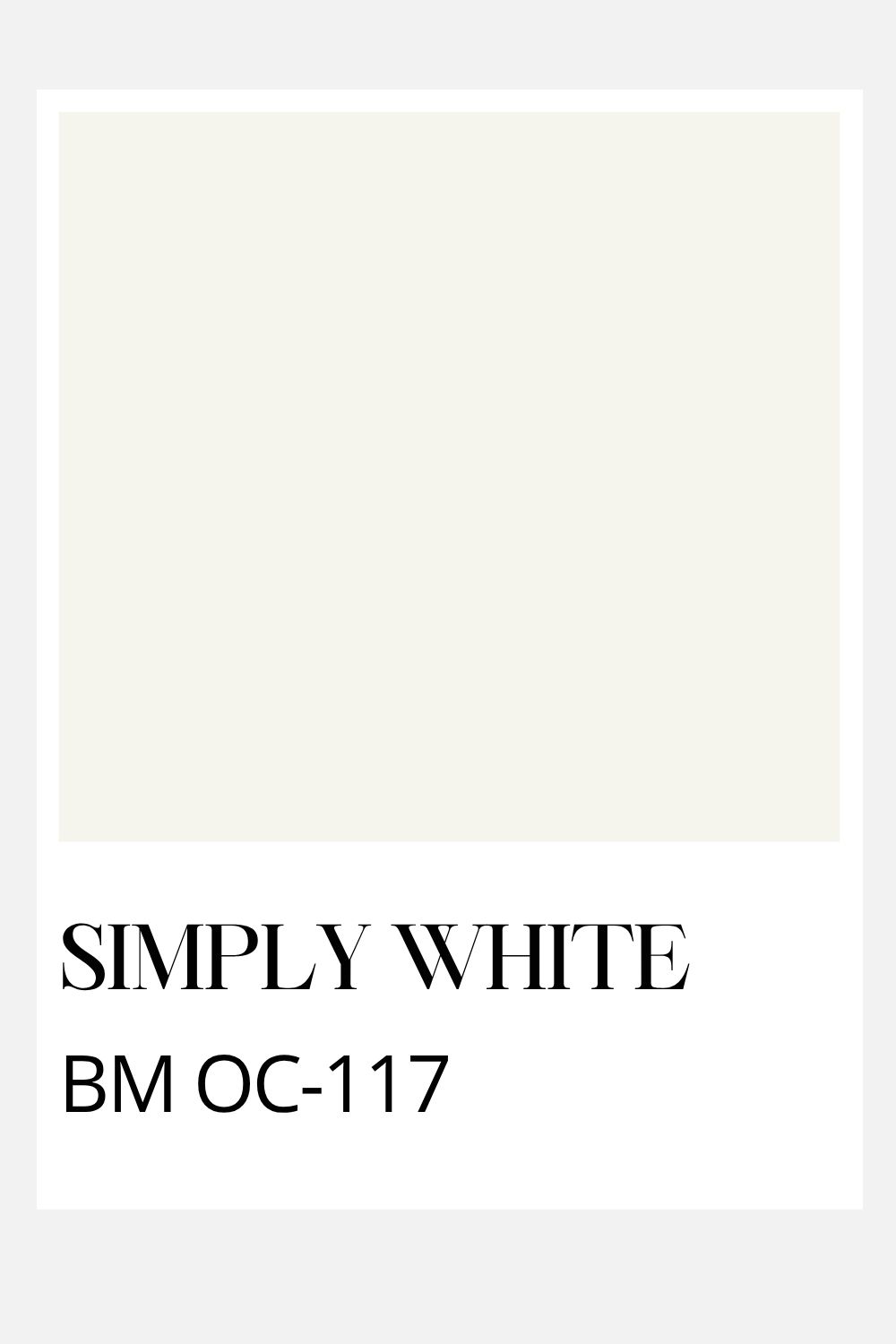 Simply White
