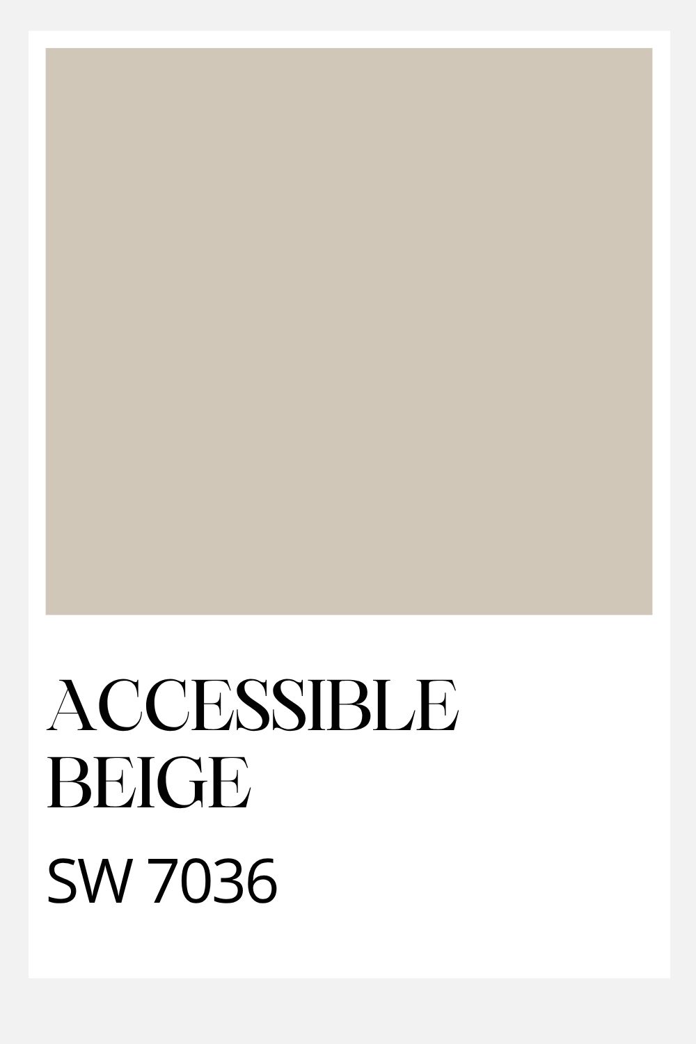 Accessible Beige