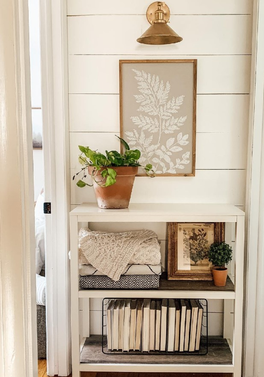 Coastal beach cottage vibes are perfected with simply white. Design by Update My Cape