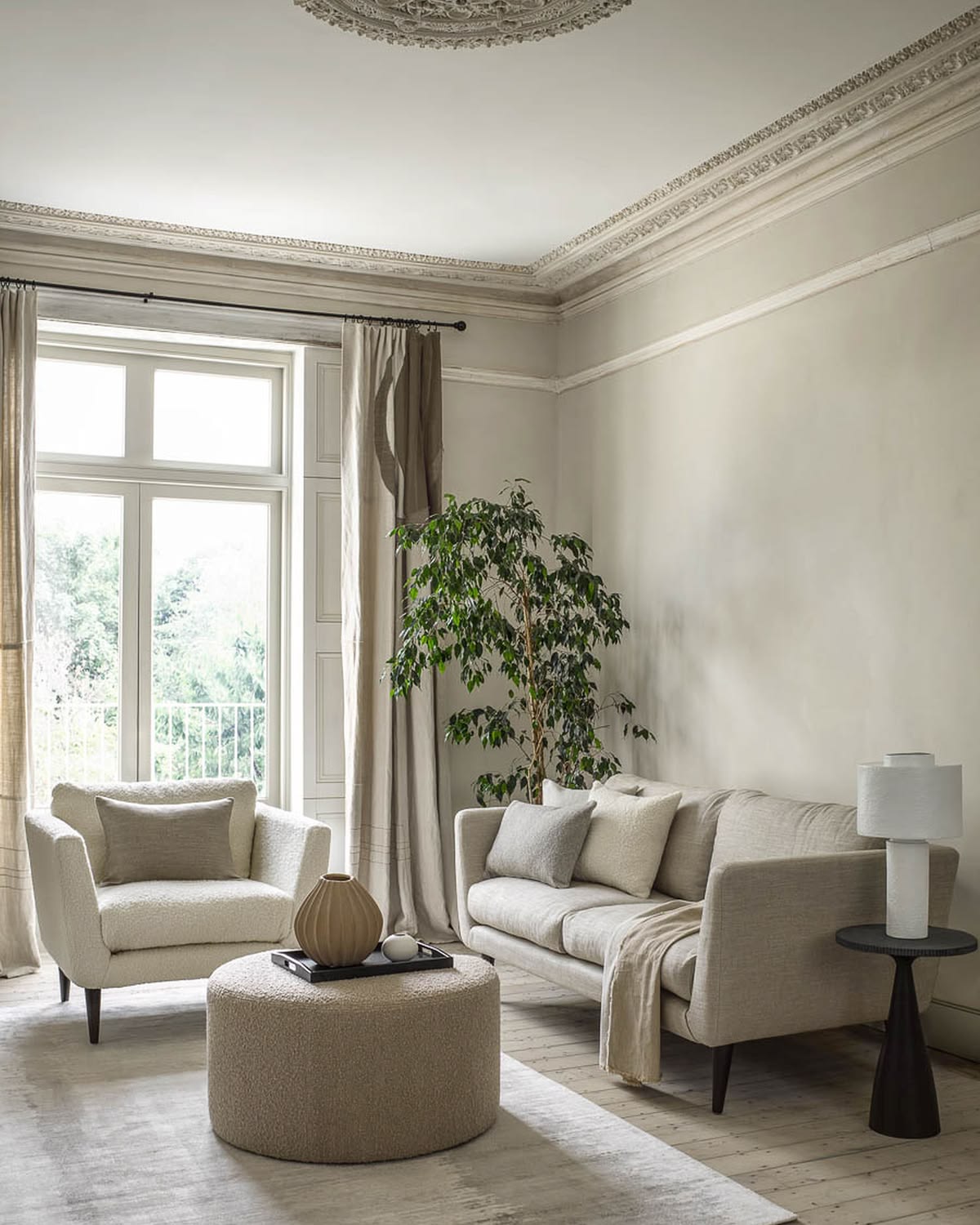 putty colored walls are only minimally warm