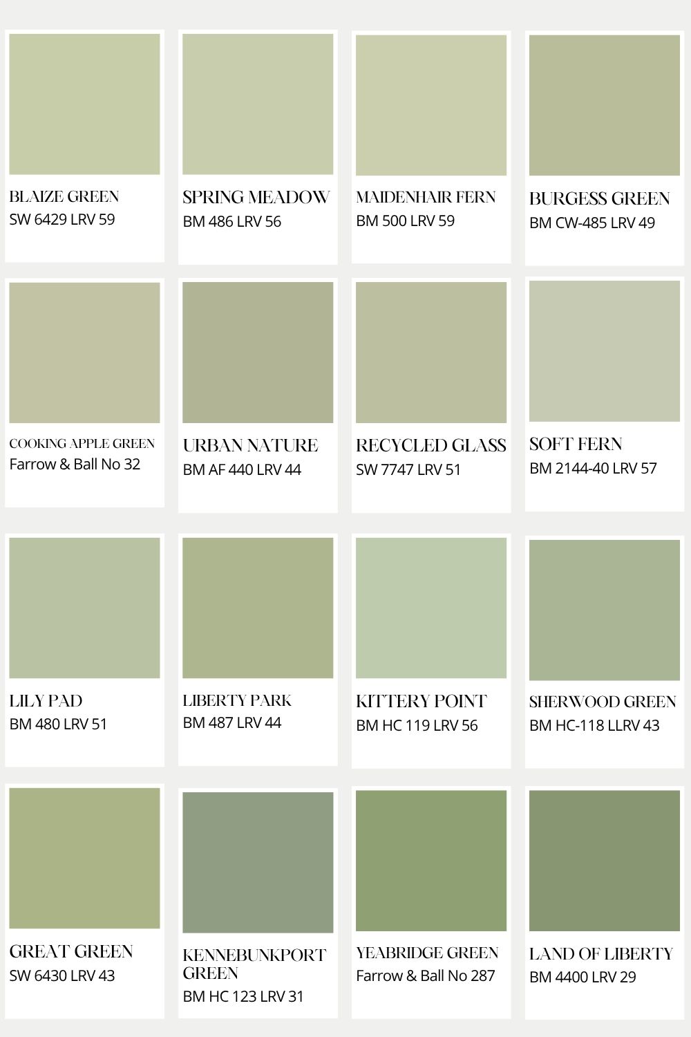Apple Green Paint Colors 
